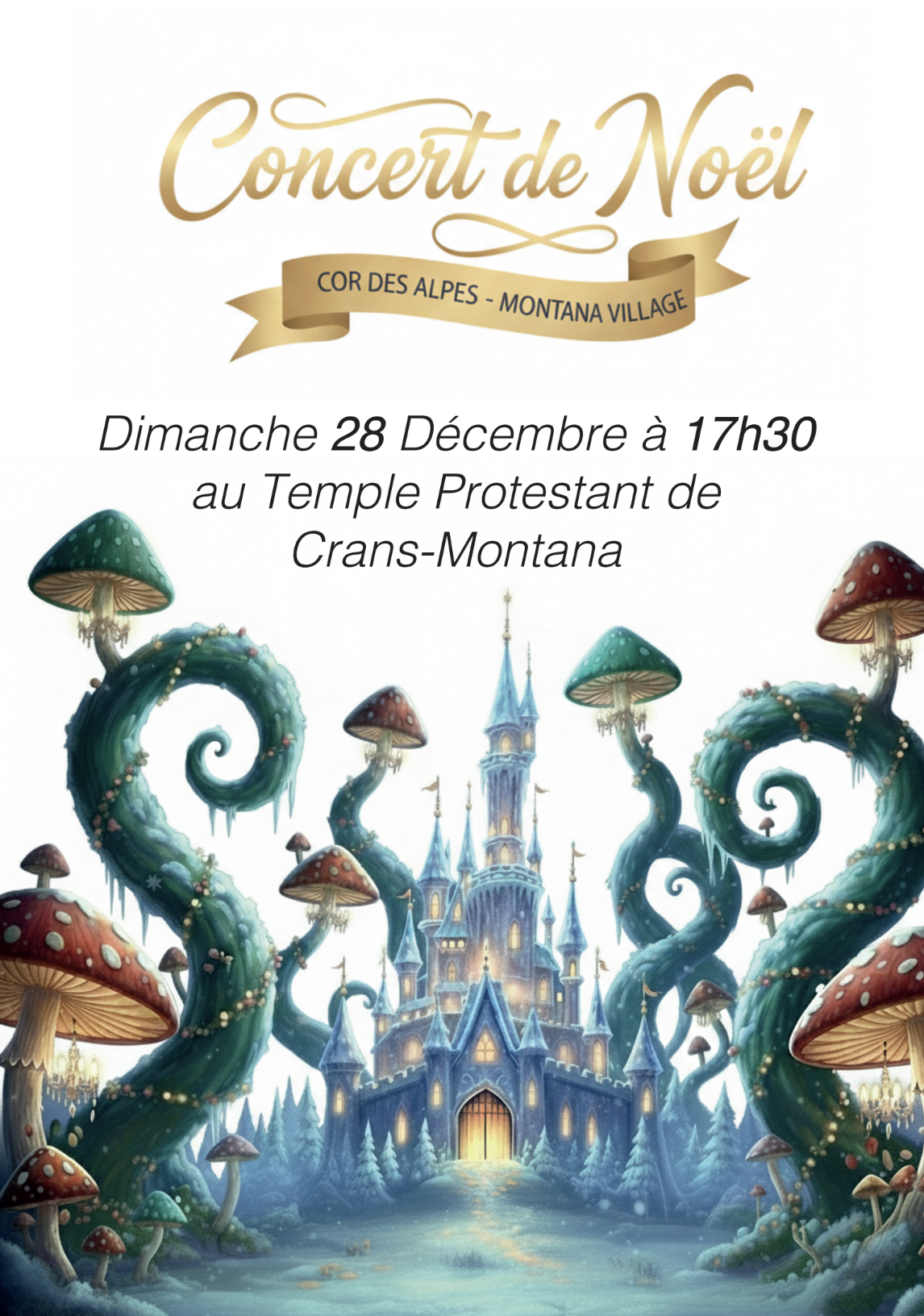 Concert de Noël 2025 de la fanfare Cor des Alpes